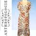 Anthropologie Dresses | Anthropologie Drew Terra Vintage Garden High-Low Wrap Dress | Color: Brown/Cream | Size: M