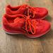 Nike Shoes | Hot Red Nike Running Shoes. Size 7.5 Barely Worn. No Shoe Inserts! | Color: Red | Size: 7.5
