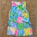 Lilly Pulitzer Tops | Lilly Pulitzer Donna Top Small | Color: Blue/Yellow | Size: S