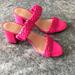 J. Crew Shoes | Brand New J Crew Heel/Sandal. | Color: Pink | Size: 8.5