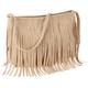 Buffalo 105149 BAG 601045 SUEDE BEIGE 01, Damen Schultertaschen, 37x9x23 Beige (BEIGE 01)