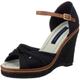 Tommy Hilfiger CAPRI 2 A FW5SA01453, Damen Sandalen/Fashion-Sandalen, schwarz, (BLACK 990), EU 42