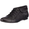 Buffalo London 210-182-2 Derby Leather Black 01 111878, Damen Halbschuhe, Schwarz (Black 01), EU 42