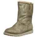 s.Oliver Damen Casual Schneestiefel, Beige (Khaki/Gold 708)