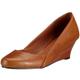 Buffalo cow leather 107-3010, Damen Pumps, braun, (tan 30), EU 40