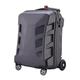 PASPRT Carry On Luggage Skateboard Trolley Luggage 21-inch Creative Luggage Suitcases Waterproof Luggage Suitcase Lightweight Suitcase Unisex (Black Check)