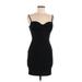 Haute Monde Casual Dress - Party Sweetheart Sleeveless: Black Solid Dresses - Women's Size Medium