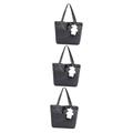 SOIMISS 3pcs Women's Fashion Shoulder Bag Shoulder Tote Large Sling Bag for Women Tote Bags Lady Handbag Multipurpose Tote Bag Women Tote Canvas Casual Fashion Shopping Storage Bags