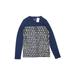 Crewcuts Long Sleeve T-Shirt: Blue Tops - Kids Girl's Size 12