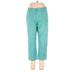 Lee Cargo Pants - Low Rise: Teal Bottoms - Women's Size 10