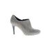 Cole Haan Ankle Boots: Gray Print Shoes - Women's Size 10 1/2 - Round Toe