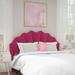 Living Essentials by Hillsdale Elina Upholstered Twin Headboard, Pink