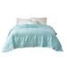 Gracie Mills Lucile Textured Oversized Down Alternative Blanket with Satin Trim