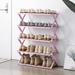 Rebrilliant Bamboo Shoe Rack - Medium 5-Tier Multifunctional Free Standing Shoe Shelf Storage Organizer Without Assembly | Wayfair