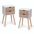 George Oliver Kuhao MDF Nightstand, Wood in White | 28.1 H x 15.8 W x 11.9 D in | Wayfair EB660CD8BEBD4673B6C386A7CE71D8D9