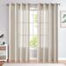 Foundry Select Drapes for Living Room, Light Filtering Grommet Window Treatment, Ivory, Linen | Wayfair E7377953D98E45BEA35E0899CB3041ED