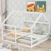 Harper Orchard Nalani Bed Wood in White | 67.1 H x 80.1 W x 81.3 D in | Wayfair 3CA91F4103104186AB534EBCD51184BA