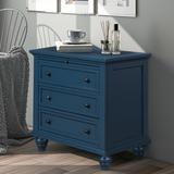 Alcott Hill® Philomena 4 - Door Corner Accent Cabinet Wood in Blue | 27.73 H x 27.63 W x 17.17 D in | Wayfair 012313192C6343809C47D30698BDE00B