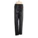 Boston Proper Faux Leather Pants - High Rise: Black Bottoms - Women's Size Medium