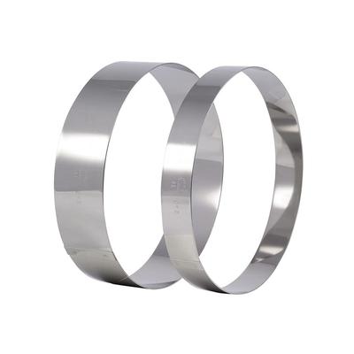 Matfer Bourgeat 371803 6 1/4" Ice Cream/Cake Ring, Stainless Steel