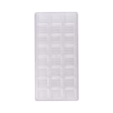 Matfer Bourgeat 383407 Lego Piece Chocolate Mold w/ 24 Sections - Polycarbonate, Transparent