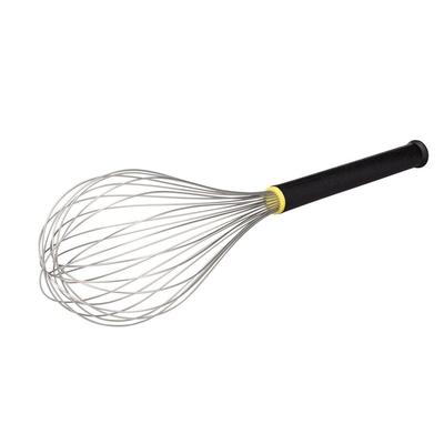 Matfer Bourgeat 111046 Exoglass 17 3/4" Egg Whisk, Heat Resistant to 430 F, Stainless Steel/Insulated Handle