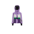 GRENOBLE ENFANT Corserey Ski Jacket, Girl, Purple, Size: 10Y