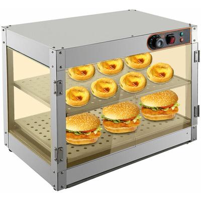 Kommerziell Heiße Theke Wärmetheke Heißtheke 800W Warmhaltetheke Warmhaltevitrine Speisenwärmer 2 Image