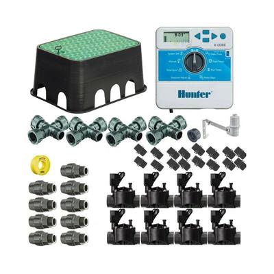 Hunter - Rain Bird professionelles automatisches Bewässerungsset 8 Zonen 24v für 20mm Rohrleitungen Image