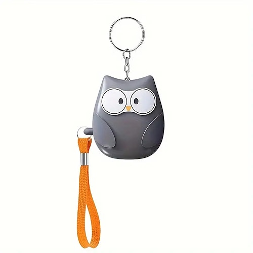 1 Stück persönlicher Sicherheitsalarm für Frauen, 130 dB Selbstverteidigungs-Schlüsselanhänger mit LED-Blitzlicht, persönliche Notfall-Sicherheitsgeräte, Schlüsselanhänger-Alarme für ältere Menschen Image