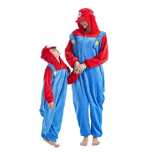 Karneval 2026 Karnevalskostüm Buchwoche 2026 Karneval Gruppenkostüm Nachtwäsche Onesie Schlafanzug Niedlich Kinder Erwachsene Männer und Frauen Jungen und Mädchen Weihnachten Karneval Neujahr Image