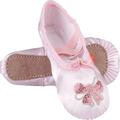 Girls' Ballet Shoes Practice Trainning Dance Shoes Performance Training Practice Embroided Shoes Comfort Shoes Ballerina Sneaker Glitter Sequin Flat Heel Round Toe Elastic Band Slip-on Children's