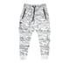 Men's Sweatpants Joggers Trousers Drawstring Elastic Waist Zipper Pocket Plain Camouflage Comfort Soft Casual Daily Holiday Sports Fashion Black Camouflage Gray