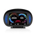 Auto-Hud-Dual-System-OBD2-GPS-Fahrzeug-Head-Up-Display-Tachometer digital mit Übergeschwindigkeits-Spannungsalarm Fahrer-Müdigkeitsalarm