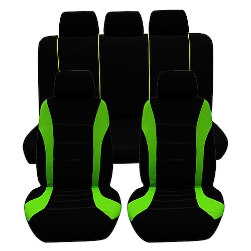 9 pz / set coprisedili per auto comodo antipolvere protettore di stoffa arte proteggere cuscino seggiolini auto auto-styling automobili interni auto universale coprisella completo