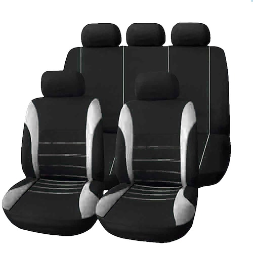 9 pz / set coprisedili per auto comodo antipolvere protettore di stoffa arte proteggere cuscino seggiolini auto auto-styling automobili interni auto universale coprisella completo