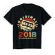 Kinder Jahrgang 2018 Retro Geburtstagsshirt zum 6. Geburtstag T-Shirt
