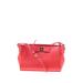 Kate Spade New York Leather Crossbody Bag: Pebbled Red Print Bags