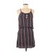 Splendid Casual Dress - Popover: Blue Stripes Dresses - Women's Size X-Small