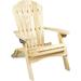 Reclining Wood Folding Chair Chairs for Patio Yard Deck Lawn Furniture