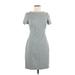 Theory Casual Dress - Sheath: Gray Solid Dresses - Women's Size 4