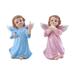 Miyuadkai Pendant Clearance Set Of 2 Cherubs Angels Resin Garden Statue Figurine Indoor Outdoor Home Garden Decoration Adorable Angel Sculpture Memorial Statue Room Decor