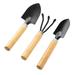 Hand Shovel for Gardening Trowel Garden Tool - 3Pcs Planting Tools Small Garden Rake Ergonomic Hand Tools Set Edging Shovel Indoor Plants Tools - Gardening Tools Heavy Duty Shovel Garden Tool Set