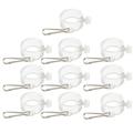 10 Pcs Flags Outdoor Flagpole Supplies Flagpole Accessories Flagpole Mounting Rings Flag Pole Carabiner Flag Fastener