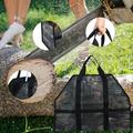 GERsome Heavy Duty Firewood Log Carrier Tote Bag Large Wood Storage Hauling For Fireplace Fire Outdoor Camping BBQ Barbecue