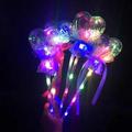 Kids Toy Magic Light-up Ball Wand Glow Stick LED Magic Rave Fairy Toy Stick R1P6