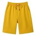 YUHAOTIN Compression Shorts Men with Pocket Orange Men s Solid Color Swim Trunks Fast Dry with Mesh Beach Shorts Swimsuit Swimsuit Mens Cycling Shorts Big and Tall Shorts for Men