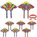 Kite Cartoon Adult Toy Outdoor Activities Beach Toys for Toddlers Colorful Butterflies 8 Sets