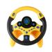 Steering Wheel Kids Playground Small Steering Wheel Pirate Ship Wheel for Kids Childrens Climbing Frames Tree Houses Backyard Playset ( Yellow )