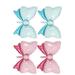 4 Pcs Car Christmas Decorations Blue Bow Balloon Kids Children Party Home Balloons Baby
